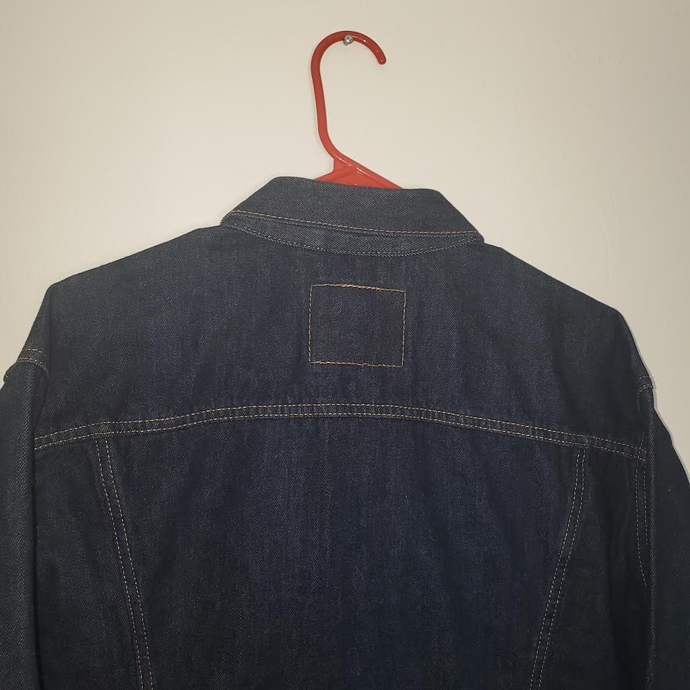 Mens Levi's Classic Denim Trucker Jacket (Red Tab) - Dark Wash (PC9 - 723340134) - Picture 9 of 14